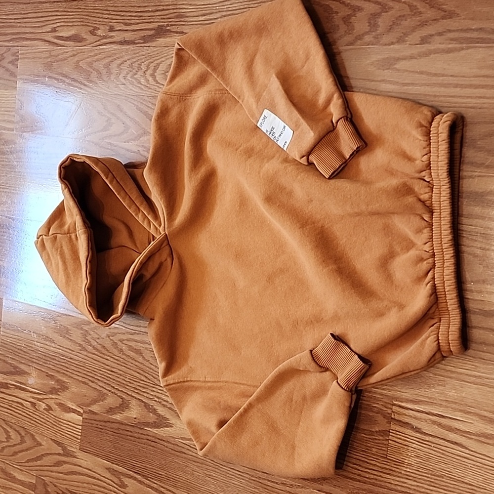 Zara hoodie sweatshirt size 13/14 Jr's color‎ is a burn orange